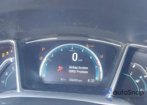 2019 Honda Civic Ex из США, поврежденный, VIN JHMFC1F35KX009441